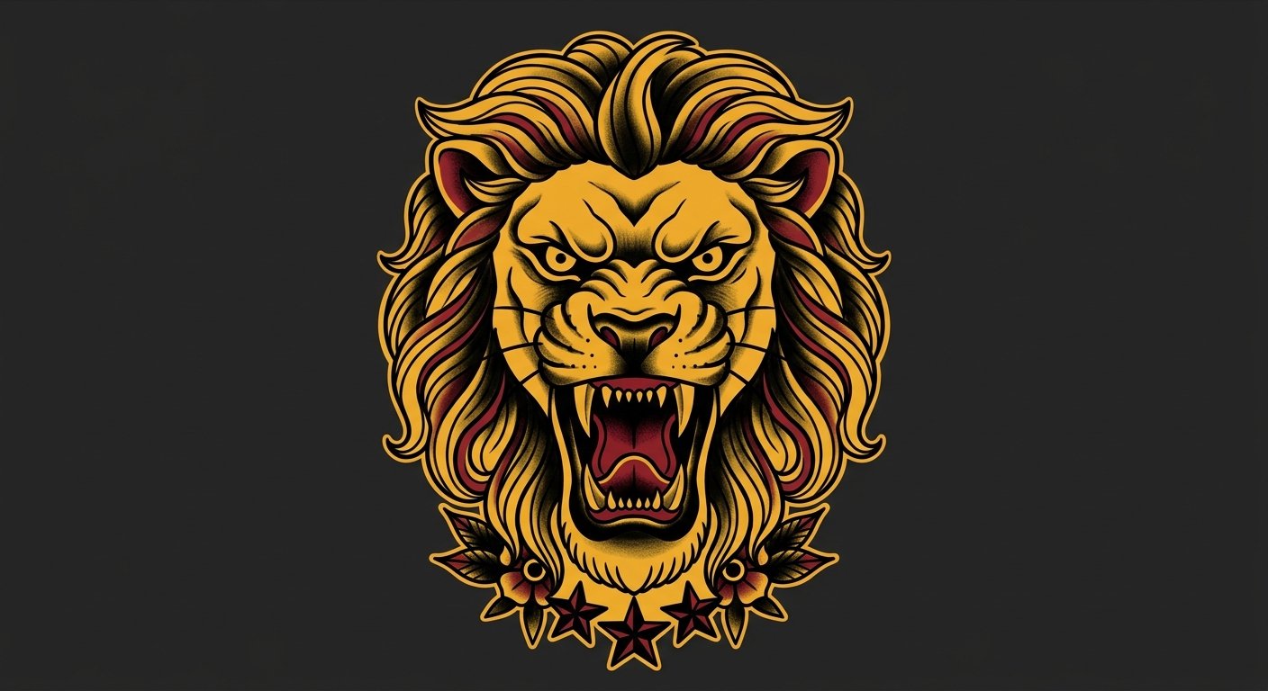 تصميم تاتو اسد